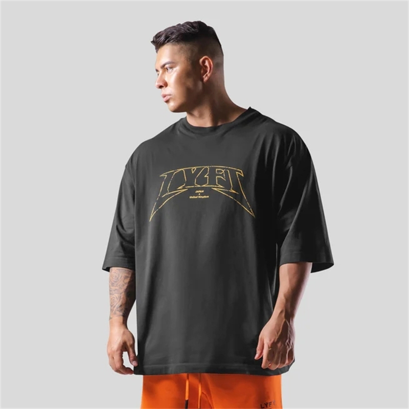 Street Fashion Shanghai - LYFT T-shirt da allenamento oversize da