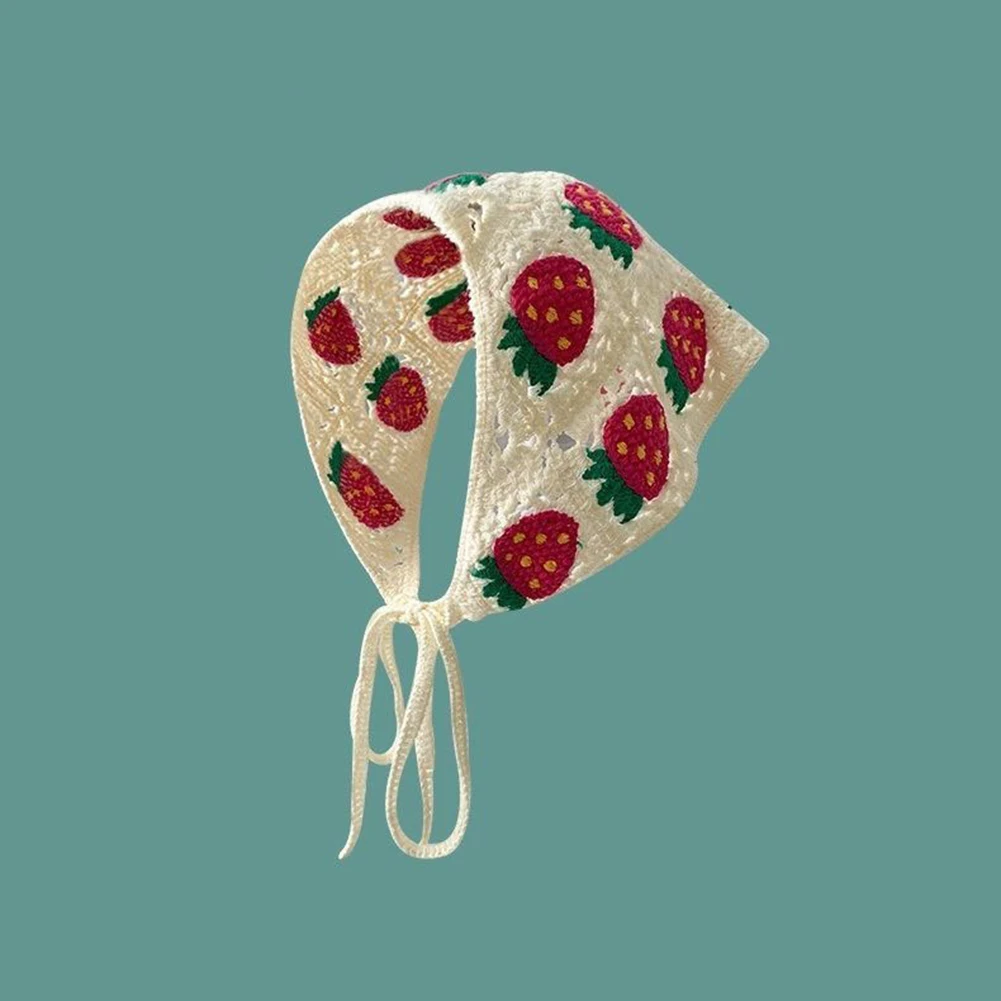 Bandana Multi Way - Accessorio Fascia in pizzo all'uncinetto Sciarpa