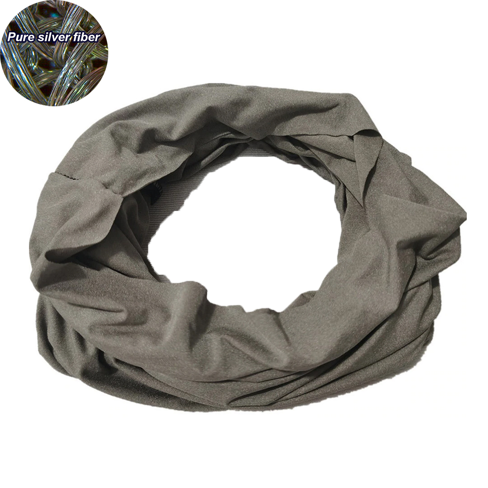 Bandana Multi Way - Protezione EMF tessuto in fibra d'argento
