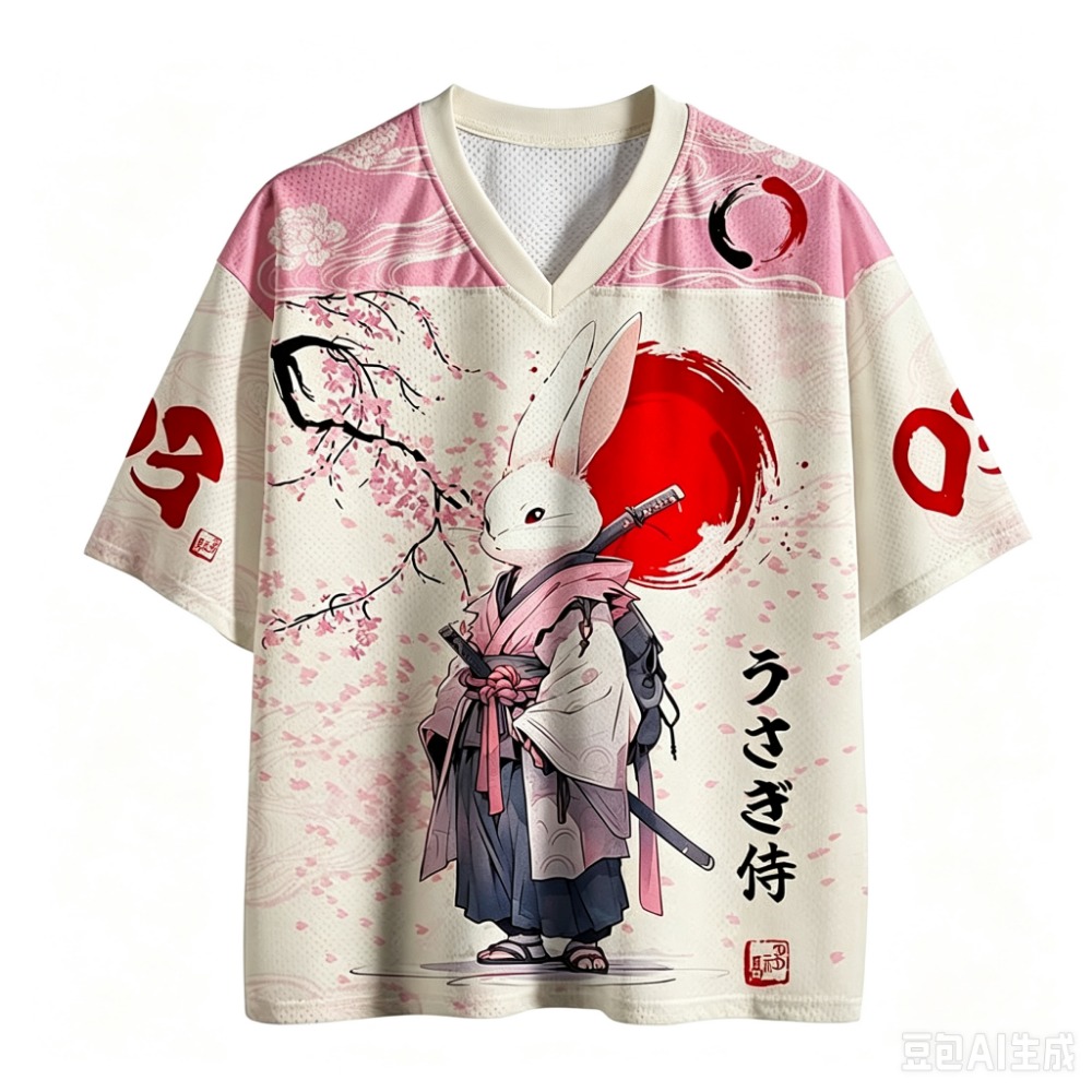 Street Fashion In Japanese - Maglietta da uomo con scollo a