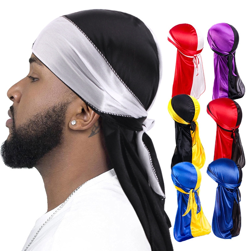 Street Fashion Loverboy Hat - Nuovo setoso Durag coda lunga copricapo
