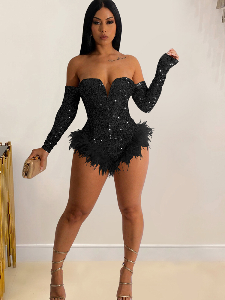 Tuta Monocolore Sexy con Paill - Street Fashion Online recensione e prezzo