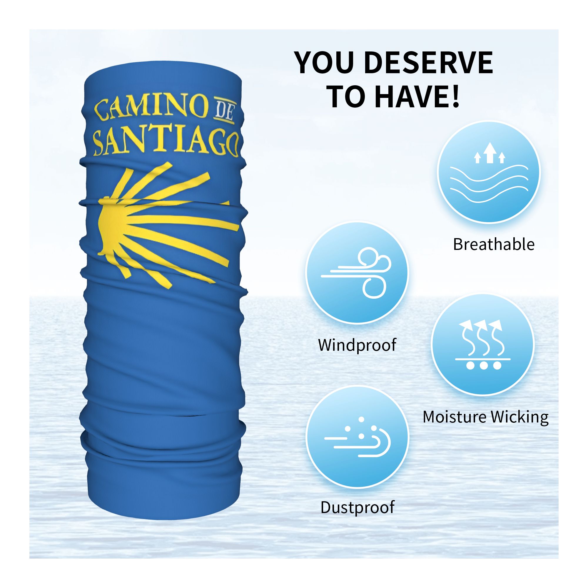 Camino De Santiago Bandana Nec - Bandana Multi Way recensione e prezzo