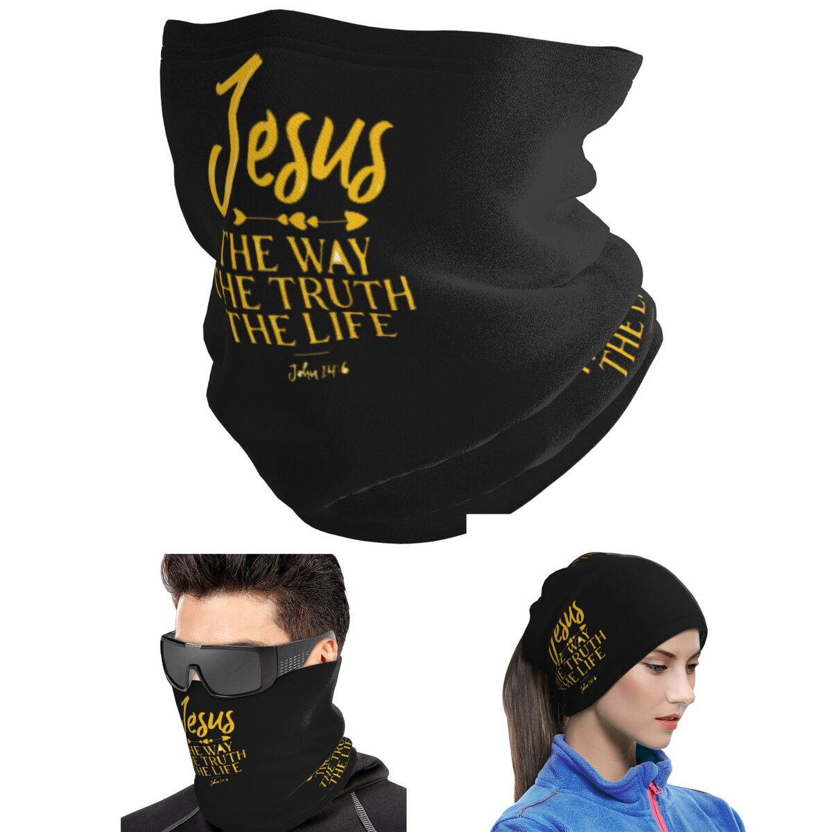 Giovanni 14:6 Gesù La Via, La  - Bandana Multi Way recensione e prezzo